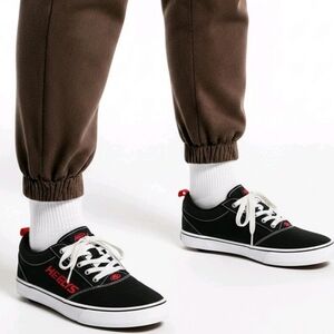 Heelys Pro 20 Skate Shoes - Black/Red/White Men's 7 Women's 8.5